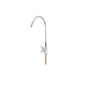 FilterLogic Tri-Claw - Stainless Steel - Swan Spout Tap - Chrome