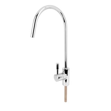 FilterLogic Swan Neck Lever Quarter Turn Tap-Chrome