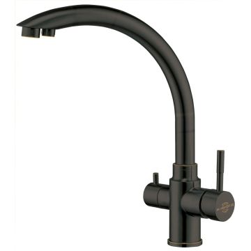 FilterLogic Madeira 3 Way Tap - Brushed Bronze