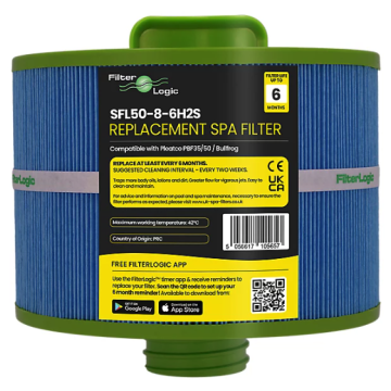 FilterLogic SFL50-8-6-H2S Compatible with Pleatco PBF35/BullFrog