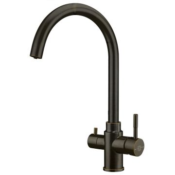 FilterLogic Tazmin 3 Way Tap - Brushed Bronze