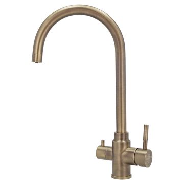 FilterLogic Tazmin 3 Way Triflow Tap - Rustic Bronze